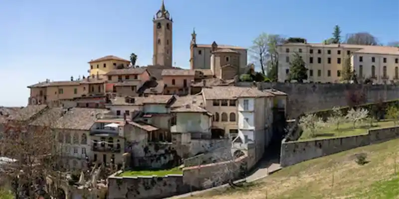 Veduta di Borgo San Dalmazzo, Comune della rete Abitare Sostenibile